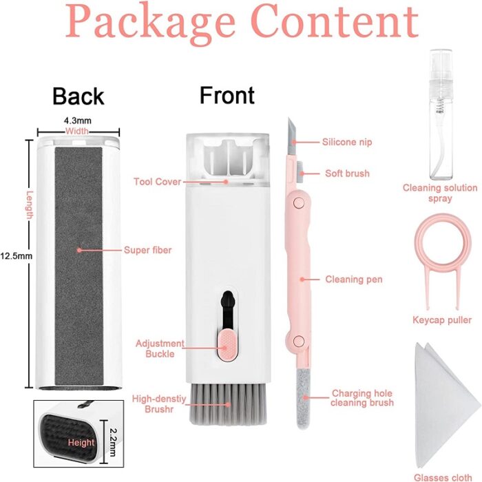 7-in-1 Computer Keyboard Cleaning Brush Kit
