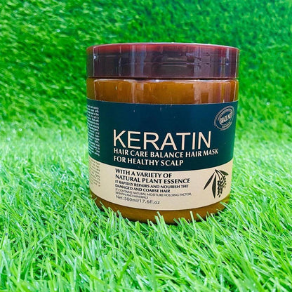 Ultimate Keratin Hair Mask Treatment: Restore, Strengthen, and Shine - 500 ml